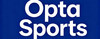 Opta Sports品牌标识,深蓝底色配白色文字,代表全球领先的体育数据供应商。